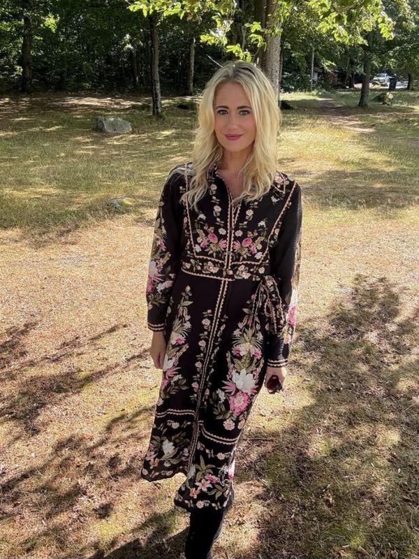Veronika kjole med mønster