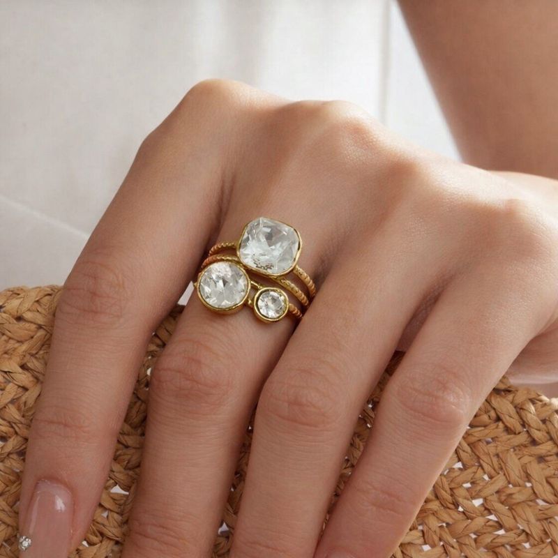 Emma ring hvit