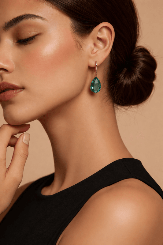 Ada øredobber Swarowski turkis