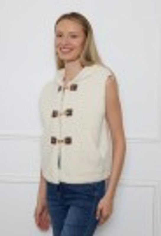 Teddy Vest Creme