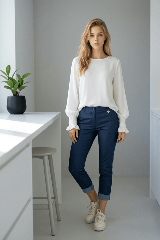 Miranda Chinos blå