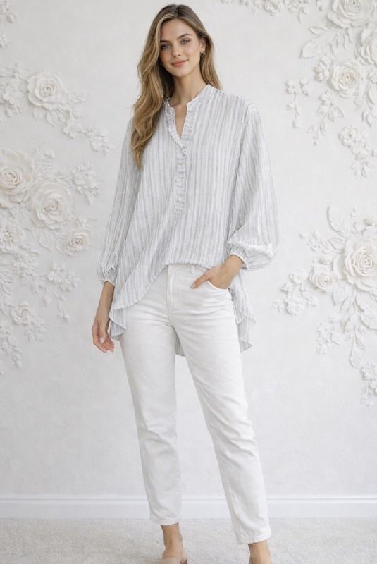 Dynamikk bluse hvit