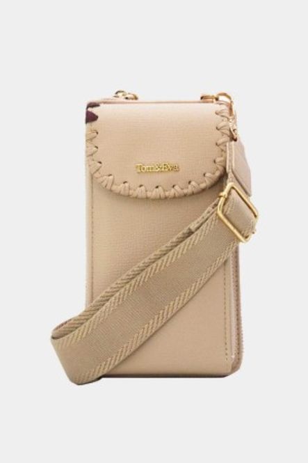 Hovedbilde Valentina Mobil Veske beige