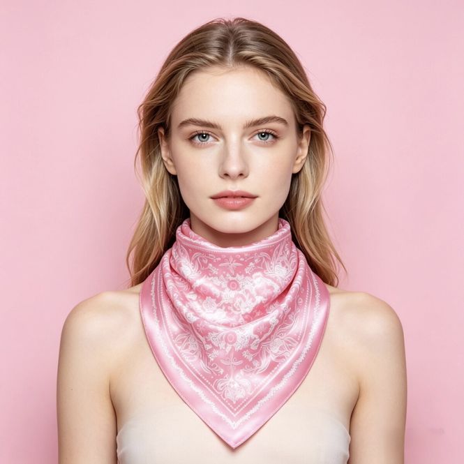 Hovedbilde Lilja skjerf rosa