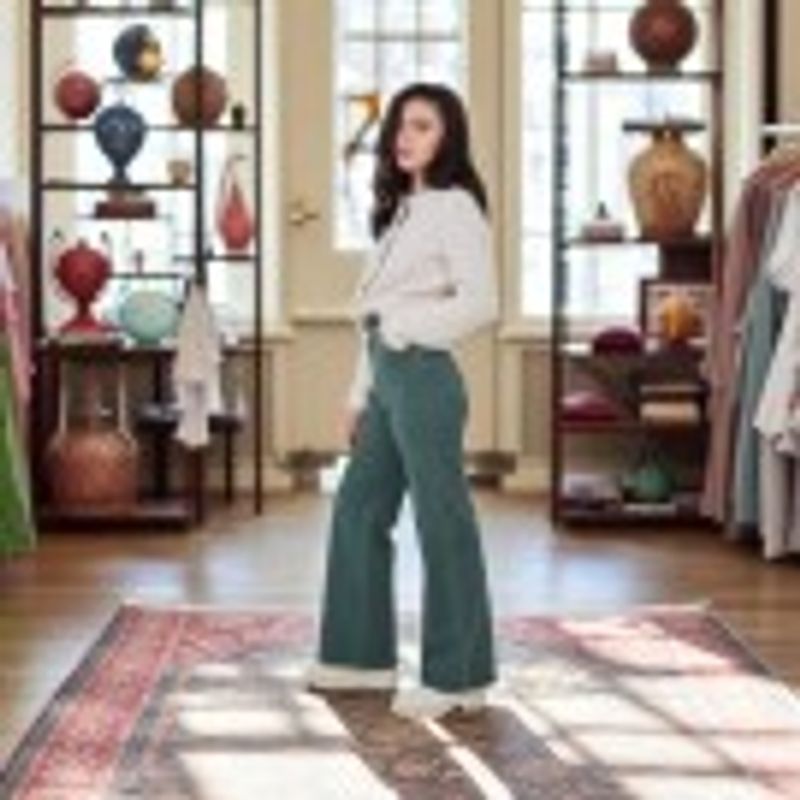 Ana Flare Bukse Grønn