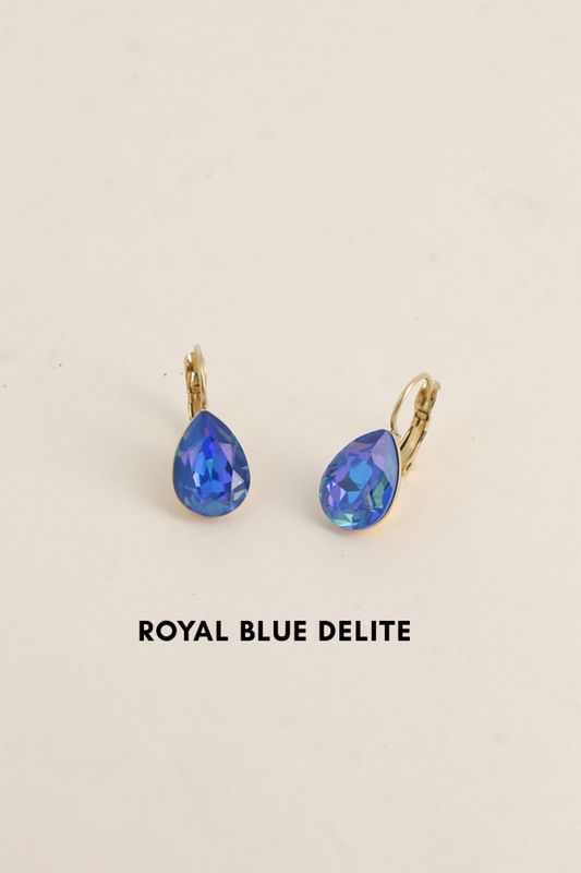 Ada øredobber Swarowski konge blå