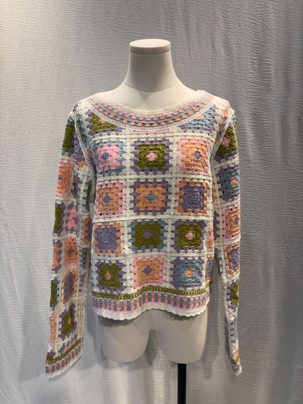 Hekle topp pastell