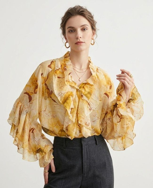 Vivi bluse gul