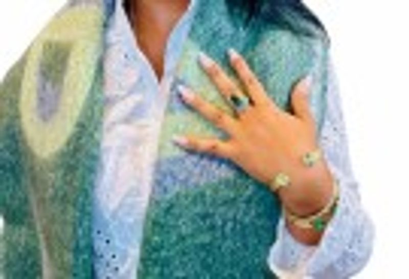 Ada ring Swarowski turkis