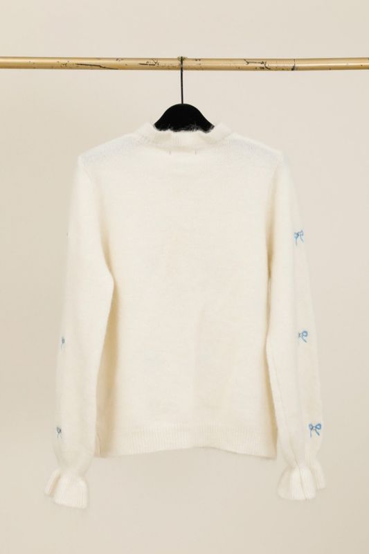 Diana strikkejakke beige