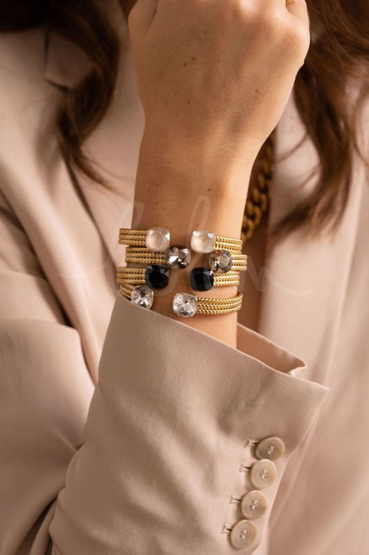 Ada Armbånd Swarowski gammel rosa