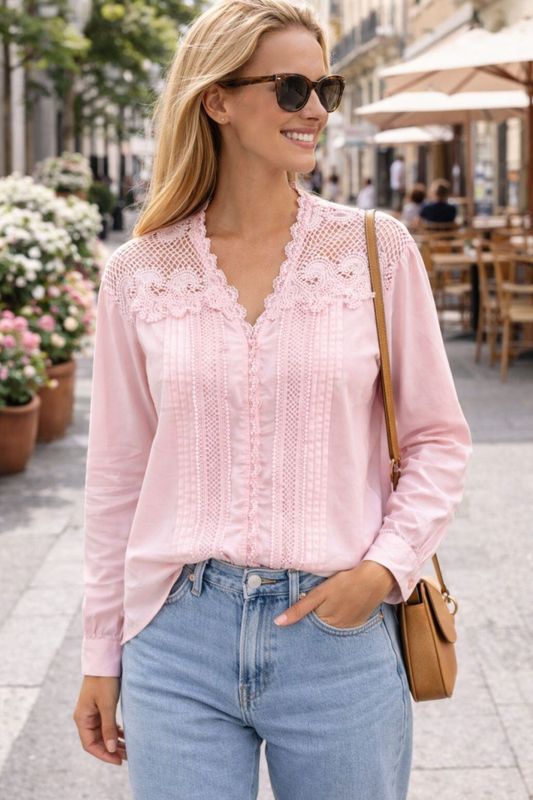 Karina bluse rosa