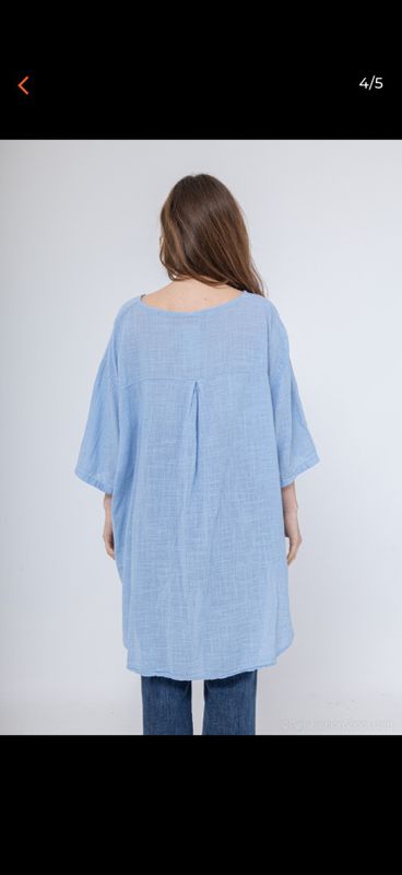 Sima bluse hvit