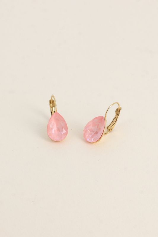 Ada øredobber Swarowski rosa